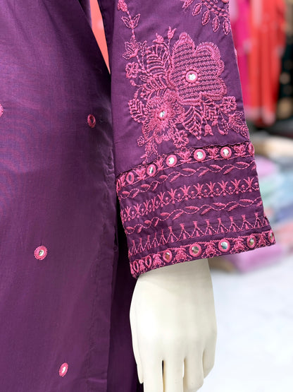 Mirror White Exclusive Lawn L98-A | Stitched | 3 Piece