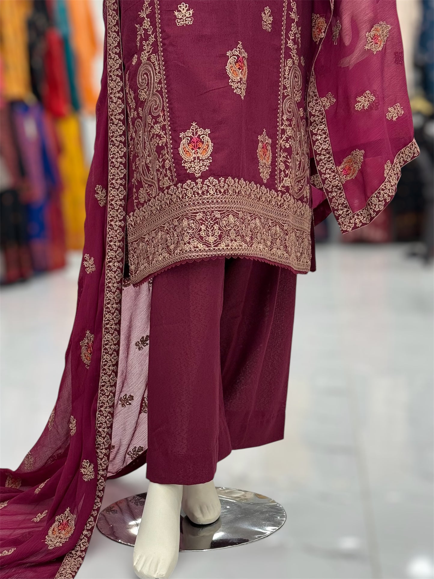 Bahar-e-subh Marjanda 87-A | Stitched | 3 Piece