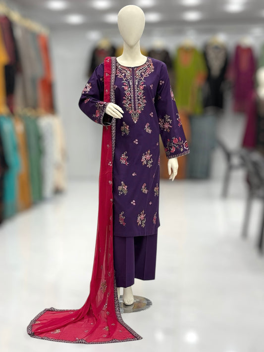 Gulrang 215-A | Khaddar | Stitched