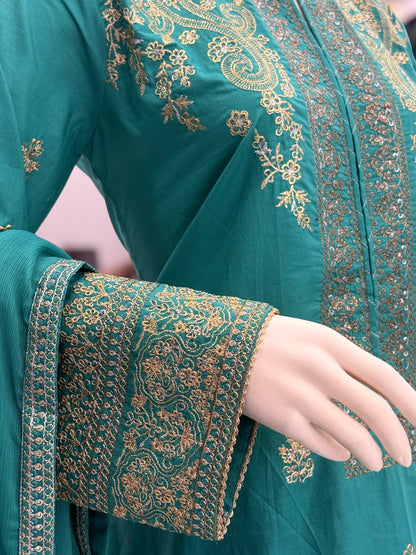 Ethnic Gold Exclusive Lawn L72-B | Stitched | 3 Piece
