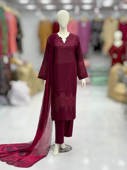 Florence Exclusive Lawn L100-C | Stitched | 3 Piece