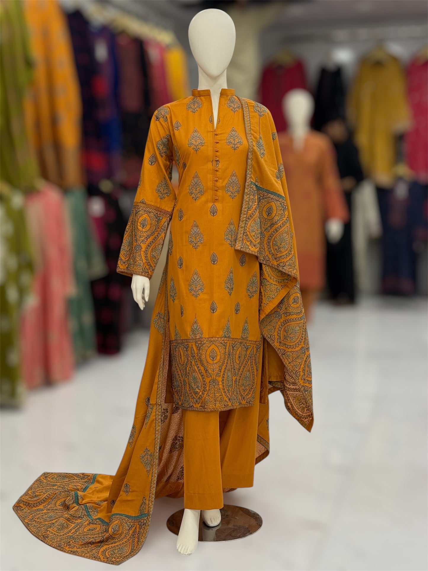 Amber Heritage Embroiderd Karandi | 59-A | 3 Piece | Stitched
