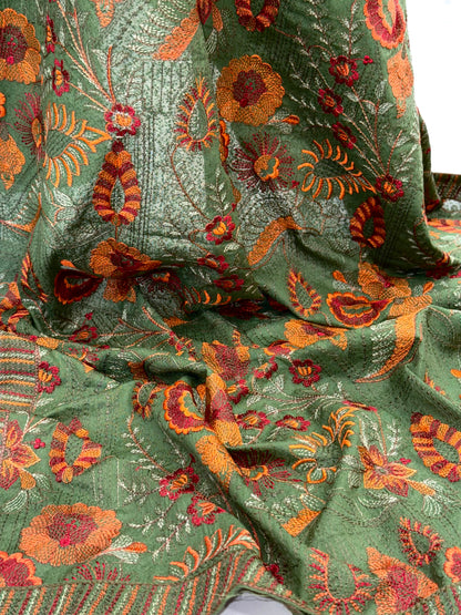 Embroidered Mehendi | HE-25C | 3 Piece | Stitched