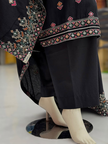 Sequence Embroidered Black-115 | Stitched | 3 Piece