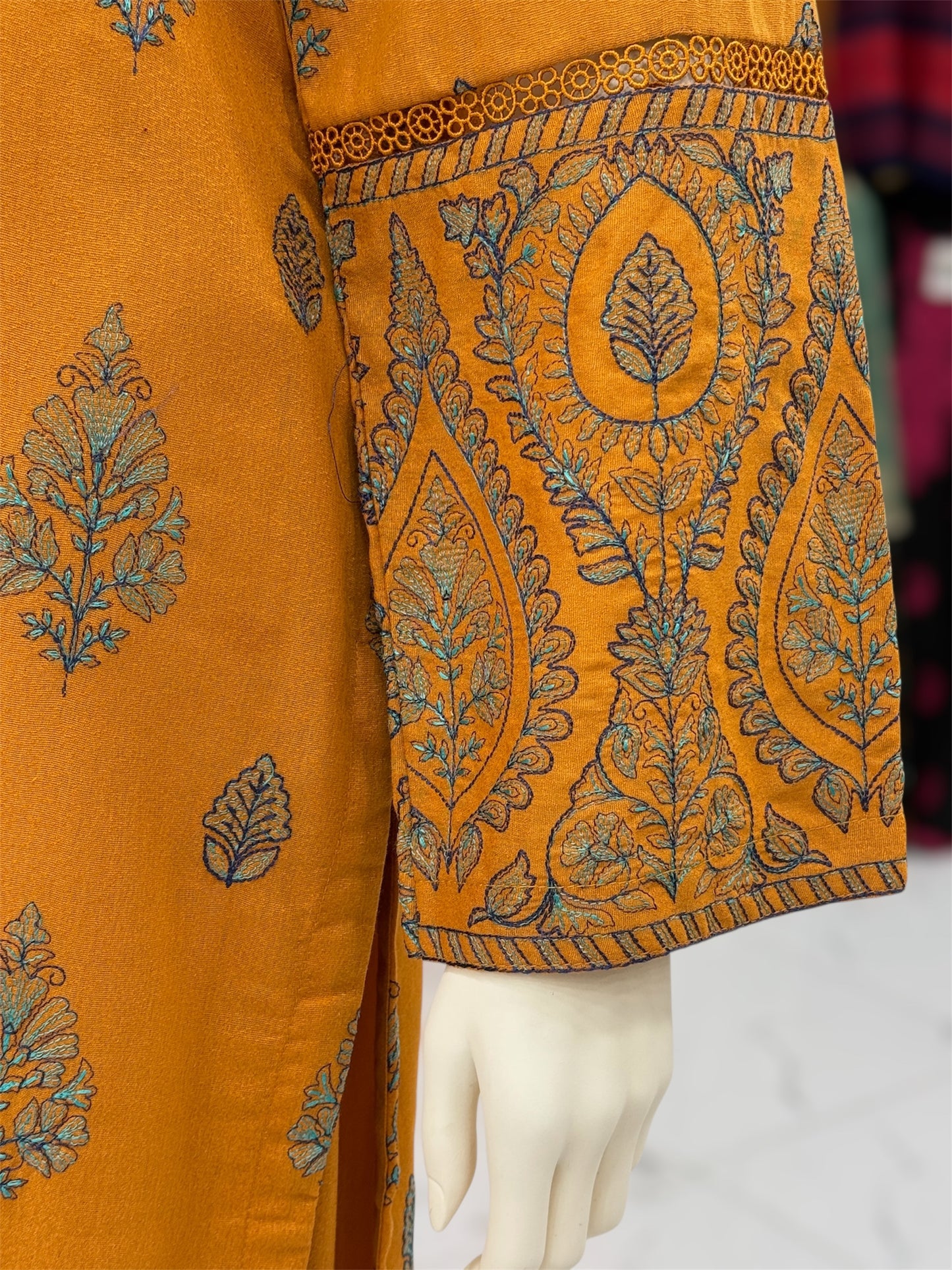 Amber Heritage Embroiderd Karandi | 59-A | 3 Piece | Stitched