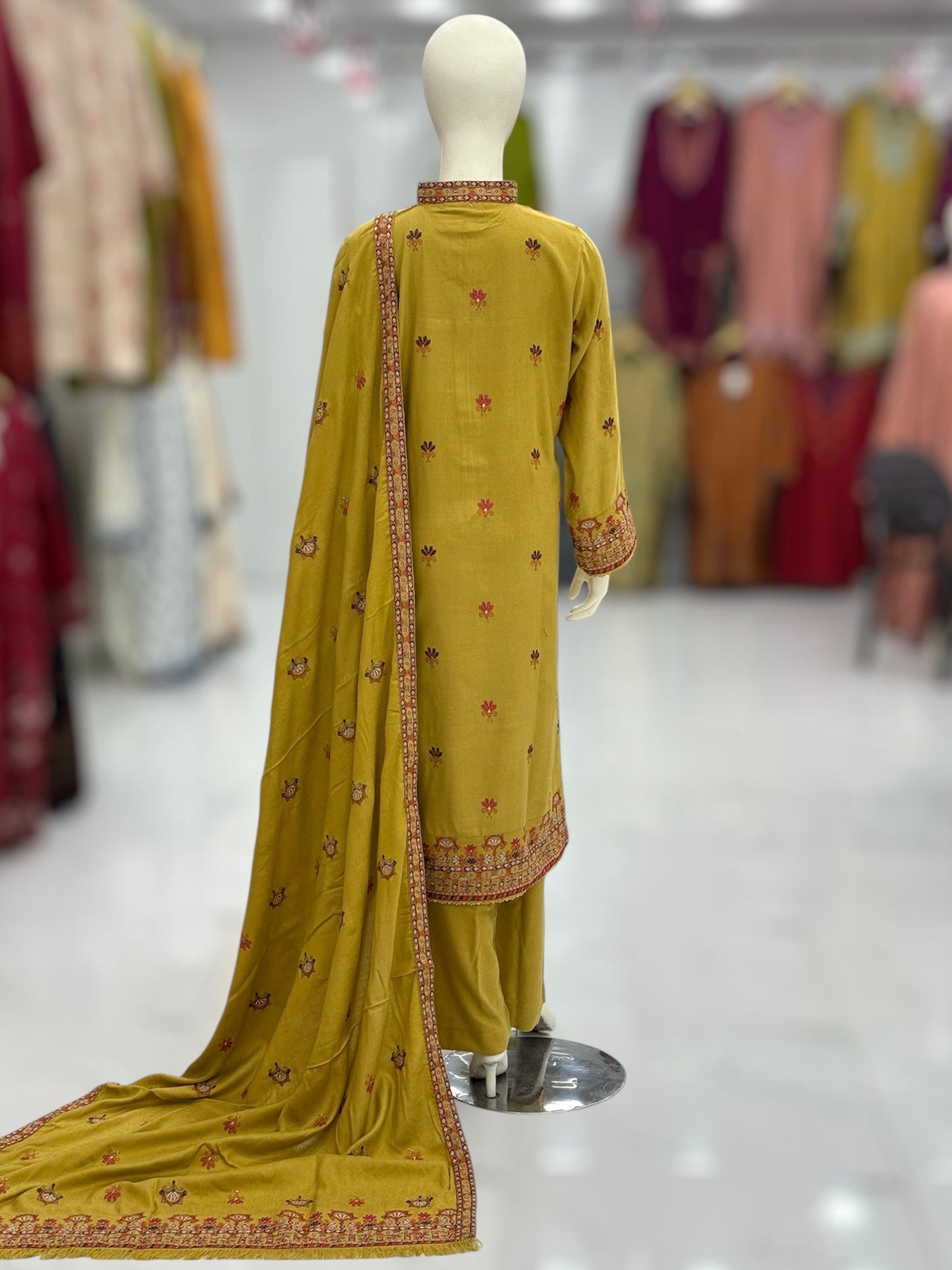 Blooming Desert Leather Peach 212-A | Stitched | 3 Piece