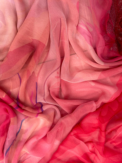 Dusty Rose Exclusive Lawn L91-A | Stitched | 3 Piece