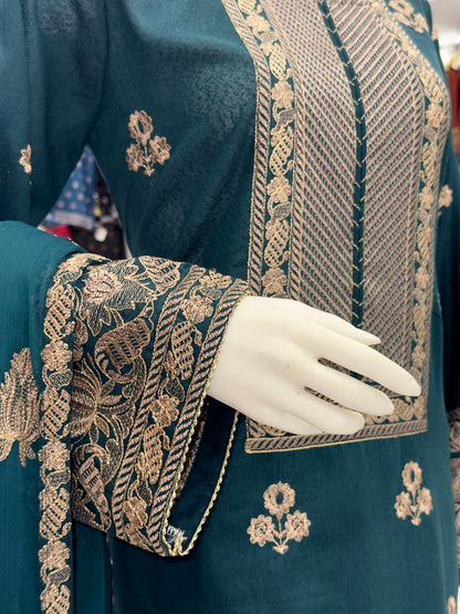 Blossom Mongia 91-B| Stitched | 3 Piece