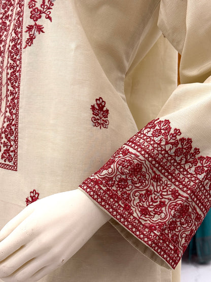 The Ethnic Skin&Pink 93-E | Khaddar | Stitched