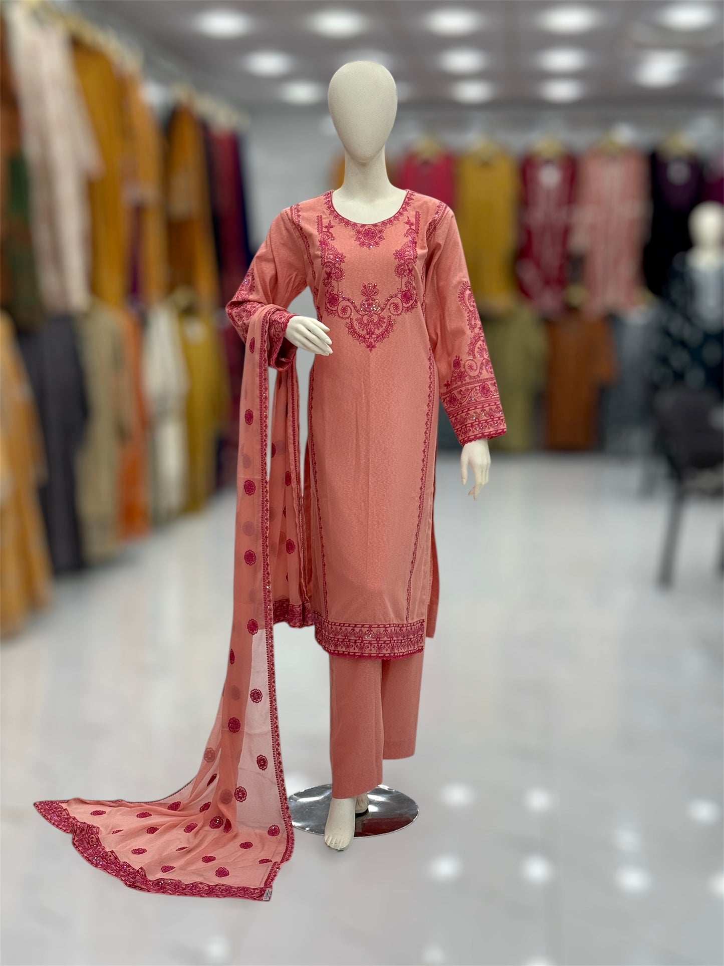 Taj Mahal Karandi 98-B | Stitched | 3 Piece