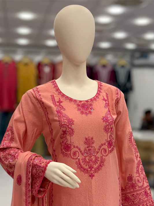 Taj Mahal Karandi 98-B | Stitched | 3 Piece