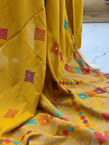 Magical Square Yellow| MS-56B | 3 Piece | Stitched