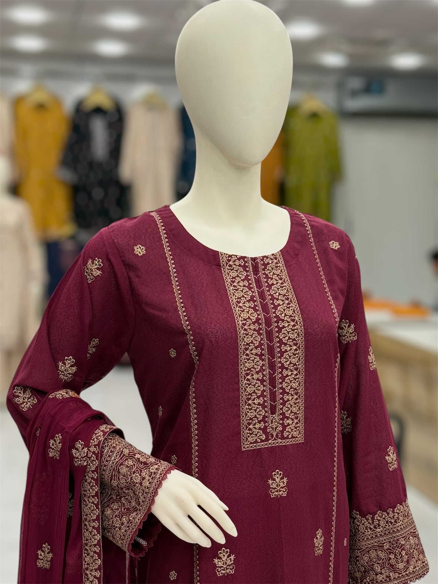 Bahar-e-subh Marjanda 87-A | Stitched | 3 Piece