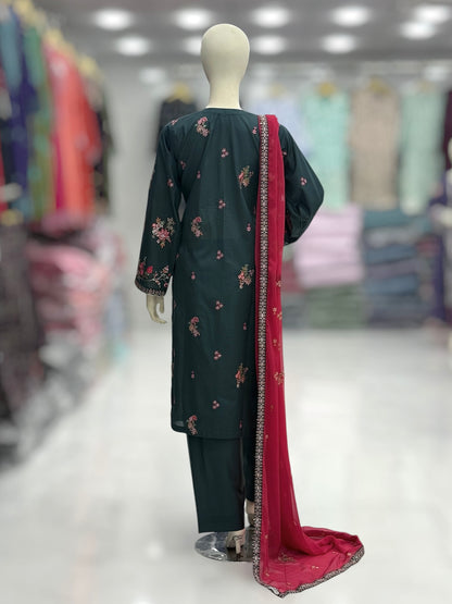 Gulrang Exclusive Lawn L76-C | Stitched | 3 Piece