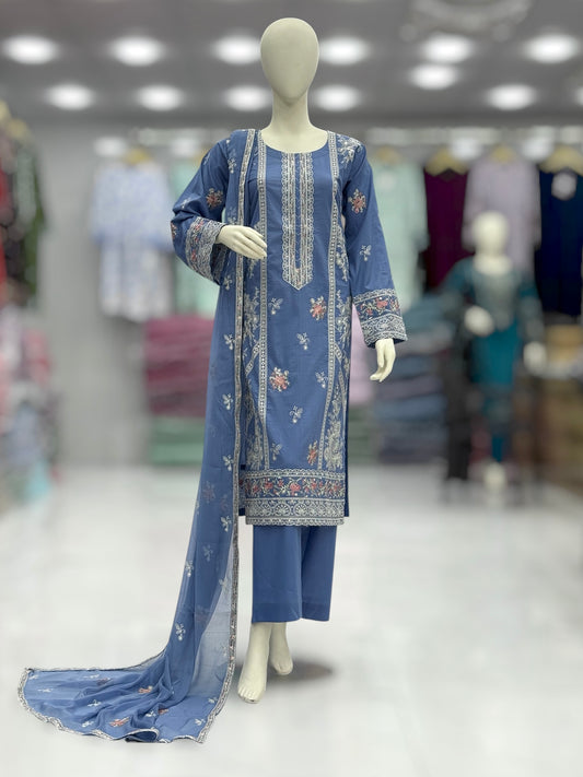 Chanbeli Exclusive Lawn L75-A | Stitched | 3 Piece