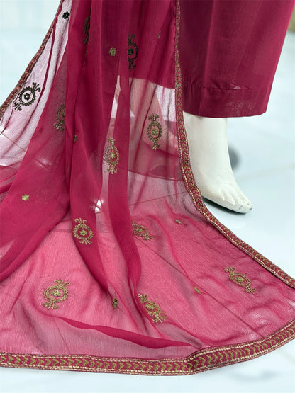 Sun Shine  Lawn Karandi K45-B | Stitched | 3 Piece