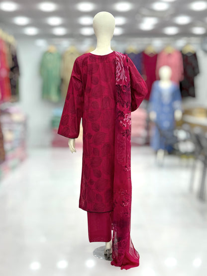 Black Leaf Exclusive Lawn L92-A | Stitched | 3 Piece