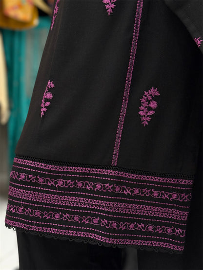 Black Rose Leather Peach 202 | Stitched | 3 Piece