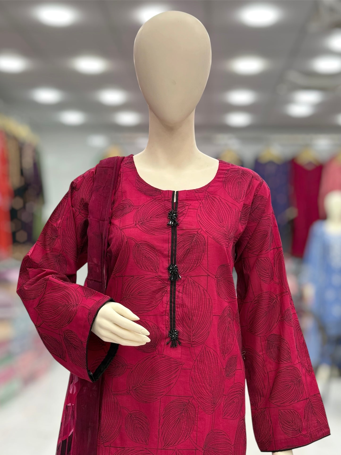 Black Leaf Exclusive Lawn L92-A | Stitched | 3 Piece