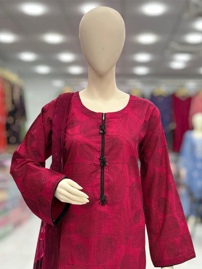 Black Leaf Exclusive Lawn L92-A | Stitched | 3 Piece