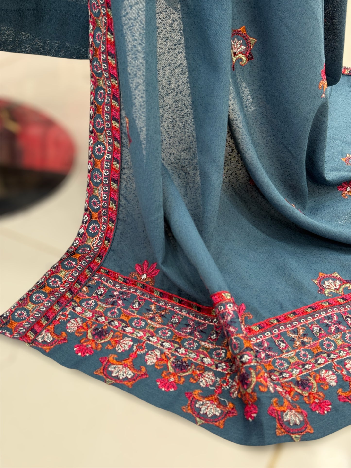 Blooming Desert  Embroiderd Karandi | 60-A | 3 Piece | Stitched