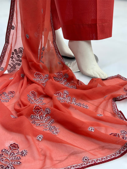 Sona Chandi Lawn Karandi K59-C | Stitched | 3 Piece