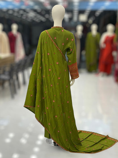 Gulnaar Leather Peach 209-B | Stitched | 3 Piece