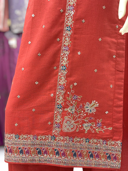 Dilkash Lawn Karandi K166-D | Stitched | 3 Piece