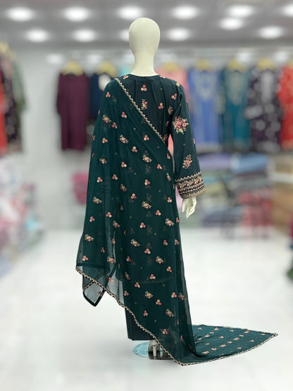 Maah Rang Exclusive Lawn L79-B | Stitched | 3 Piece