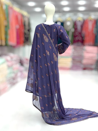 Raani Bagh Exclusive Lawn L86-B | Stitched | 3 Piece