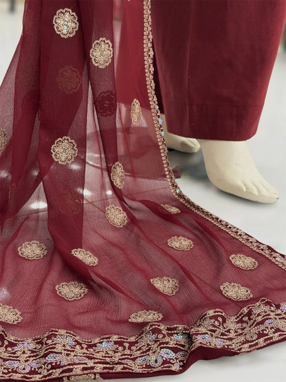 Taj Mahal Karandi 98-A | Stitched | 3 Piece