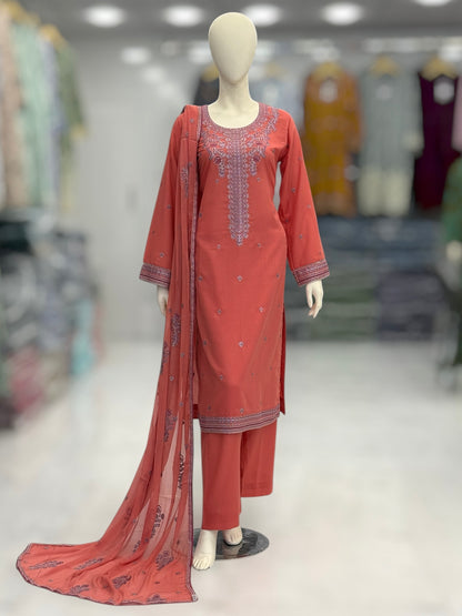 Sona Chandi Lawn Karandi K59-A | Stitched | 3 Piece