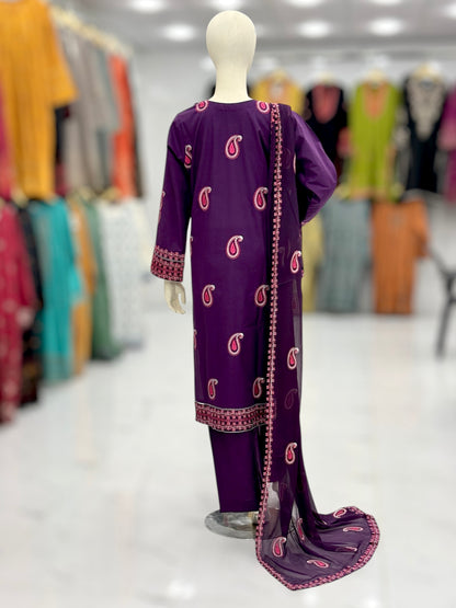 Ronak 213-A | Khaddar | Stitched