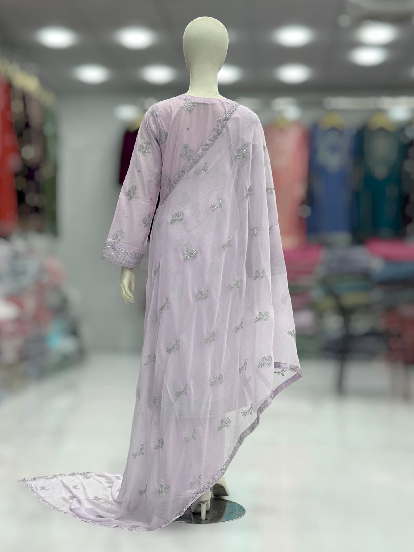 Meher-e-Zari Exclusive Lawn L78-D | Stitched | 3 Piece