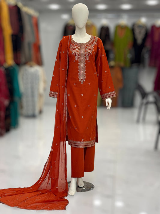 Sona Chandi 214-B | Khaddar | Stitched