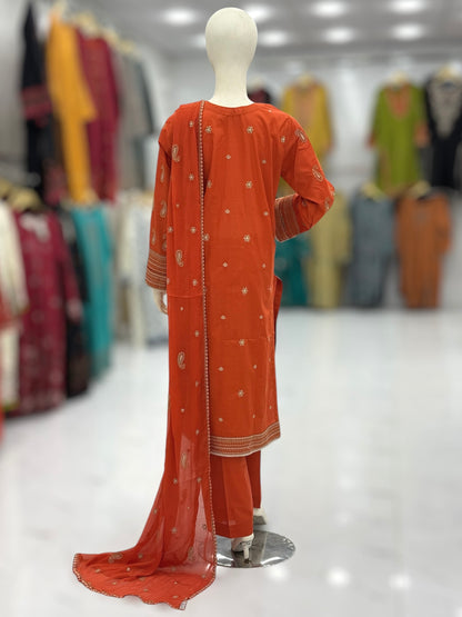 Naw Bahaar Lawn L39-B | Stitched | 3 Piece