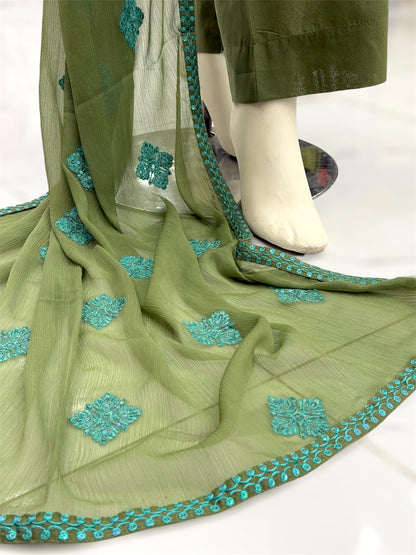 Majestic Lawn Karandi K47-B | Stitched | 3 Piece