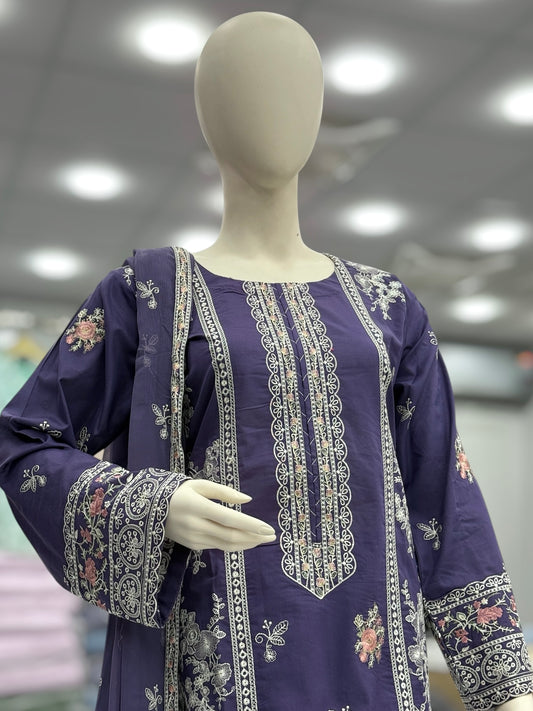 Chanbeli Exclusive Lawn L75-C | Stitched | 3 Piece