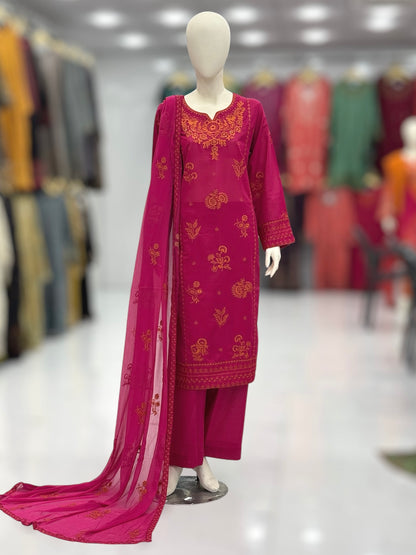 Nayab Lawn Karandi K50-A | Stitched | 3 Piece