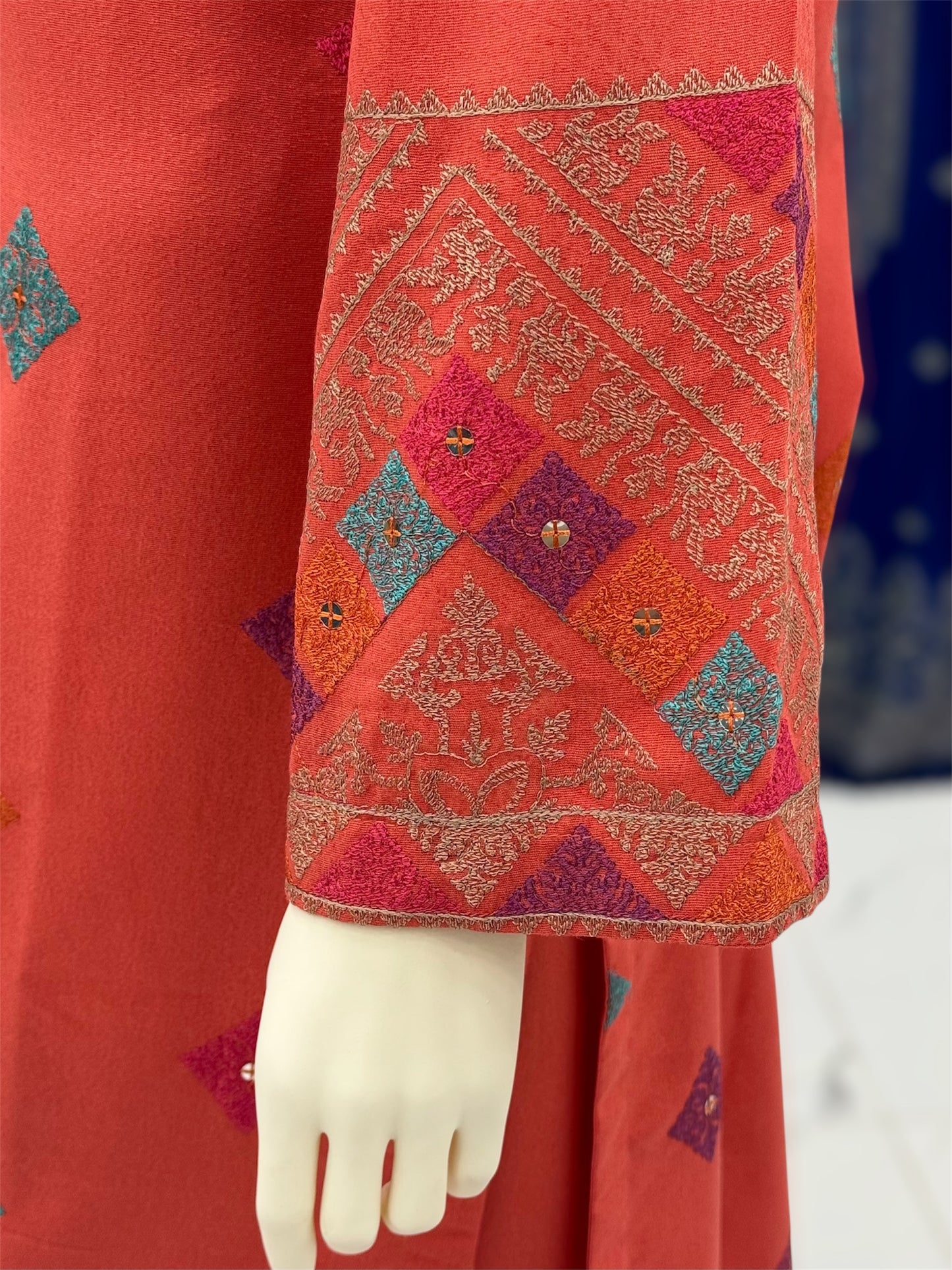 Magical Square Orange | MS-56C | 3 Piece | Stitched