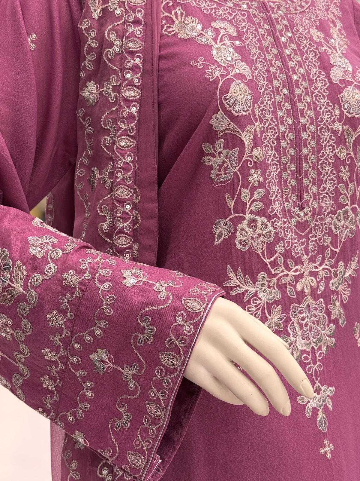 Nazneen Lawn Karandi K165-B | Stitched | 3 Piece