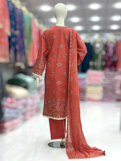 Swati Exclusive Lawn L88-B | Stitched | 3 Piece