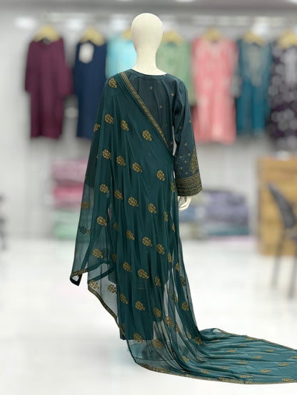 Mortaj Exclusive Lawn L81-B | Stitched | 3 Piece