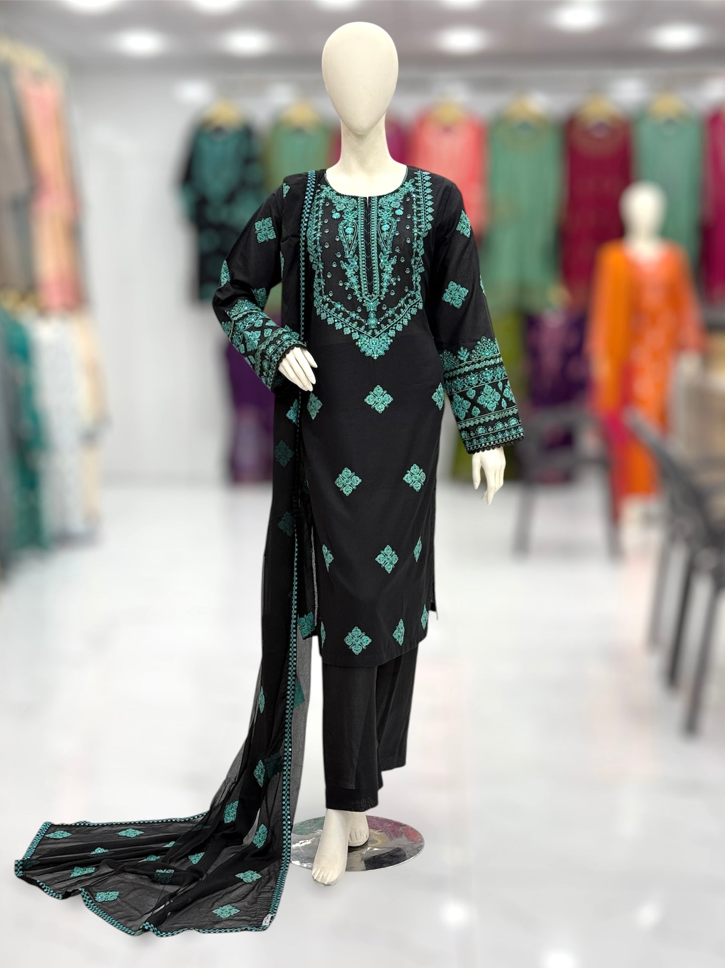 Majestic Lawn Karandi K47-C | Stitched | 3 Piece