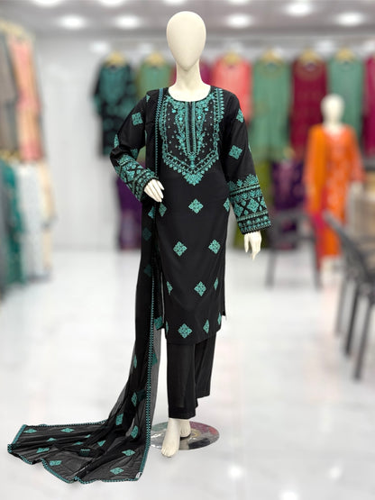 Majestic Lawn Karandi K47-C | Stitched | 3 Piece