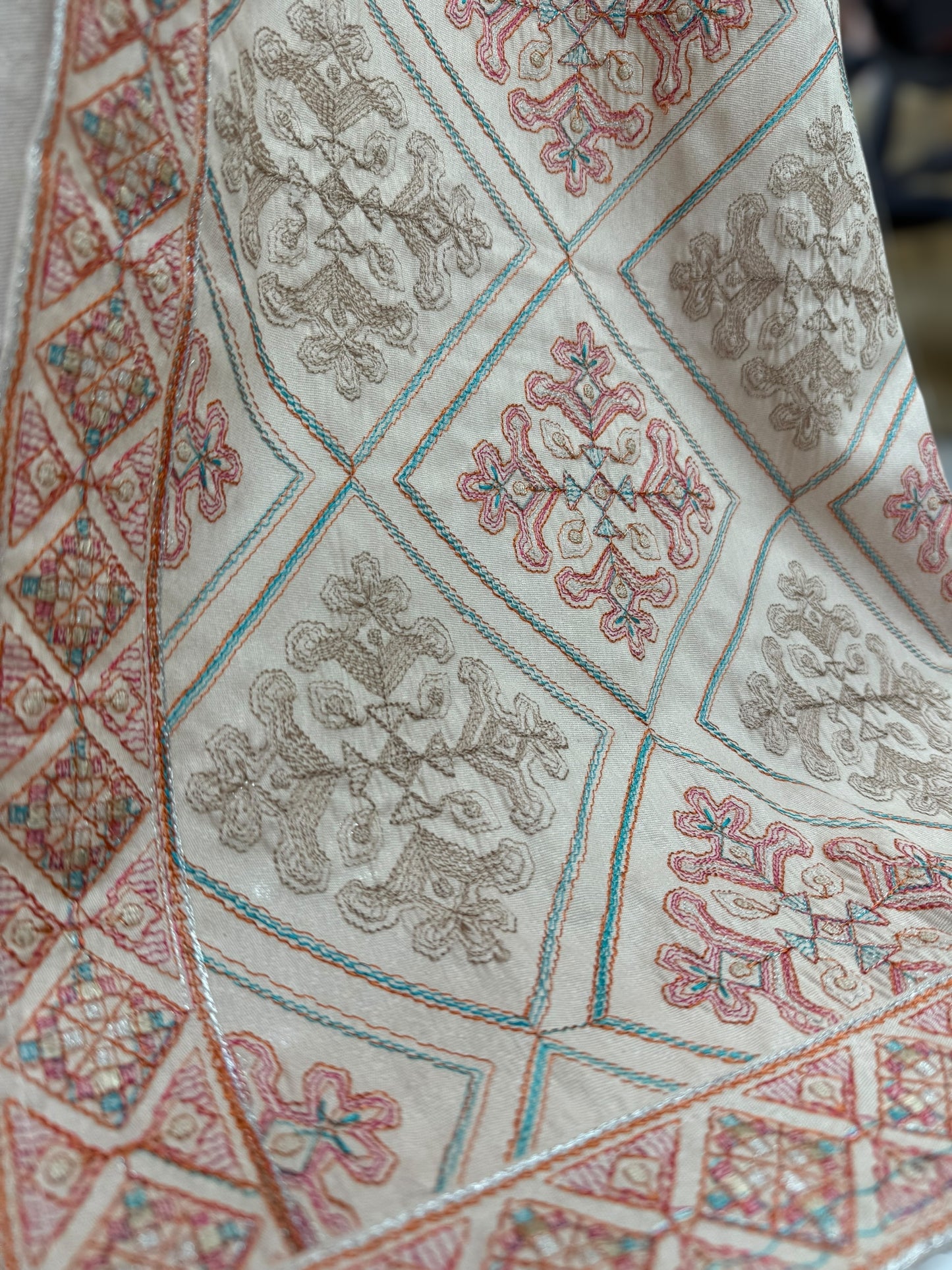 Embroidered Cream RC-501-B | 3 Piece | Stitched