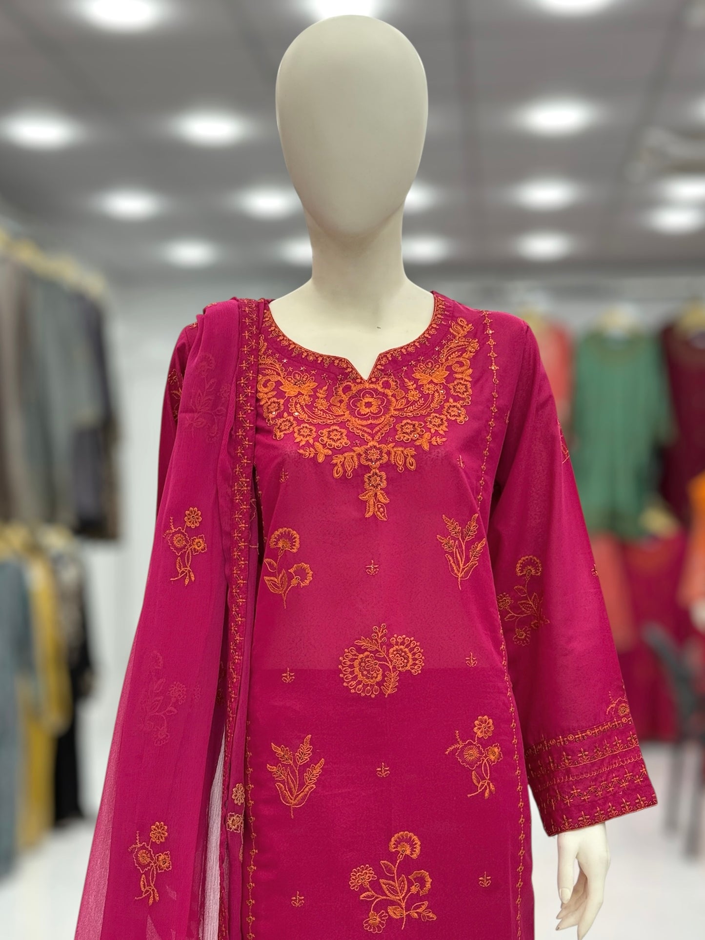 Nayab Lawn Karandi K50-A | Stitched | 3 Piece