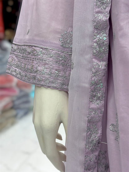 Meher-e-Zari Exclusive Lawn L78-D | Stitched | 3 Piece
