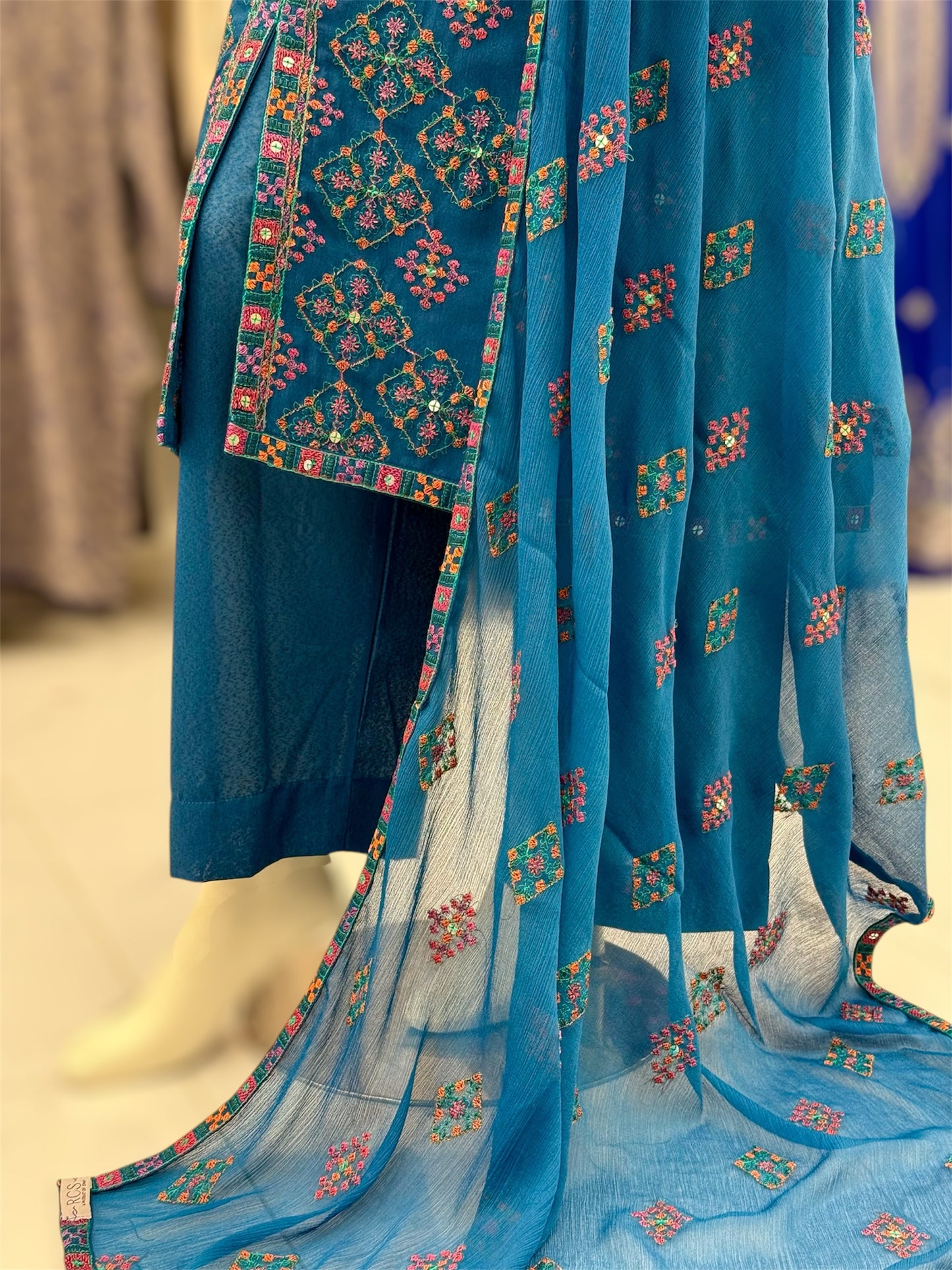 Egyptian Glamour Royal Blue 88-C | Stitched | 3 Piece