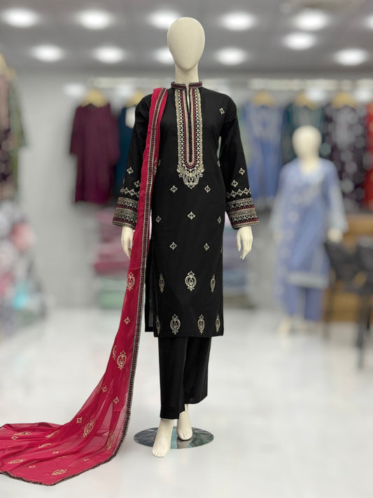 Candle Exclusive Lawn L80-A | Stitched | 3 Piece
